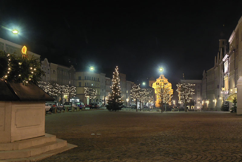 Burghausen Altstadt Nacht 4