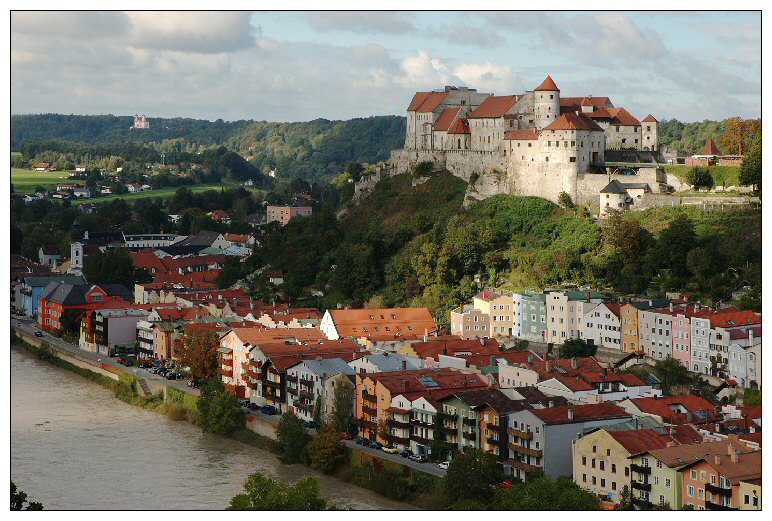 Burghausen - Altstadt und Burg