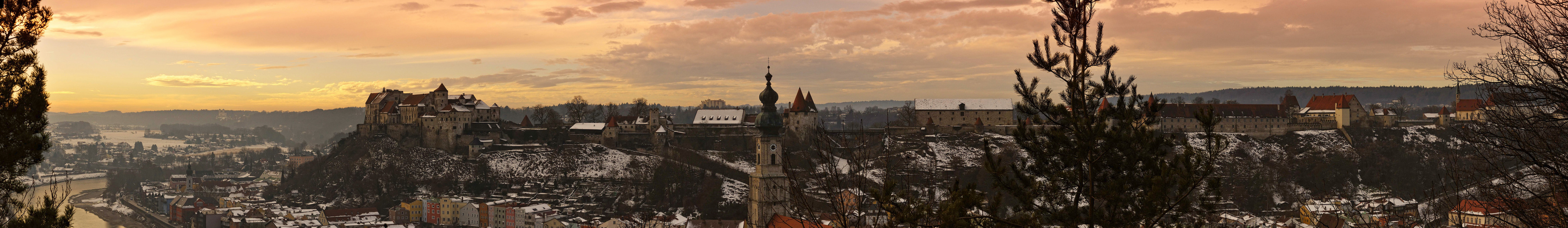 Burghausen - Altstadtpanorama