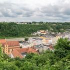 Burghausen-Blick auf die Altstadt