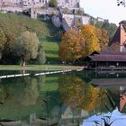 Burghausen Burg und Wöhrsee