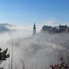 Burghausen im Nebel