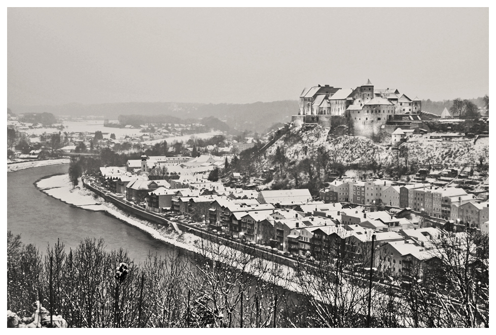 Burghausen im Winter