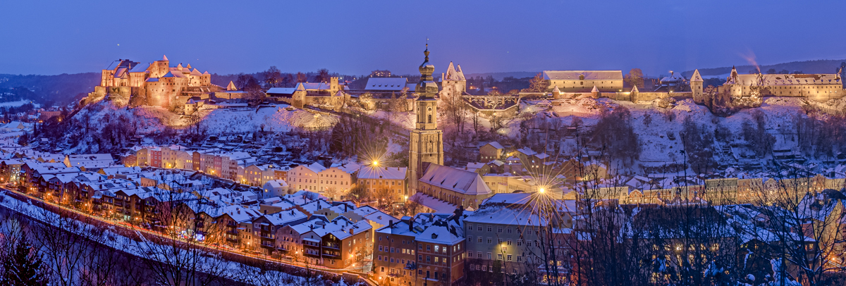 Burghausen im Winter