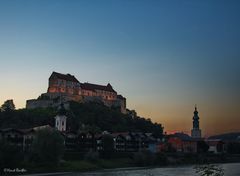 Burghausen in der blauen Stunde