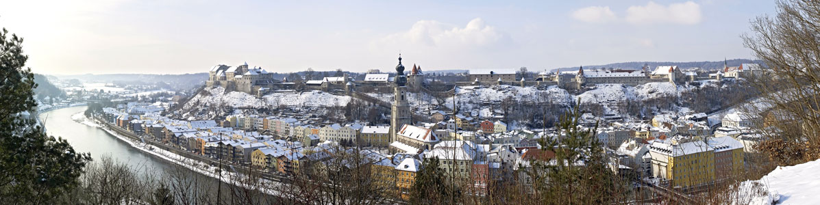 Burghausen Winterpanorama 2