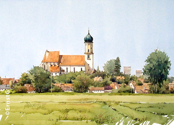 Burgheim (Aquarell - OD)