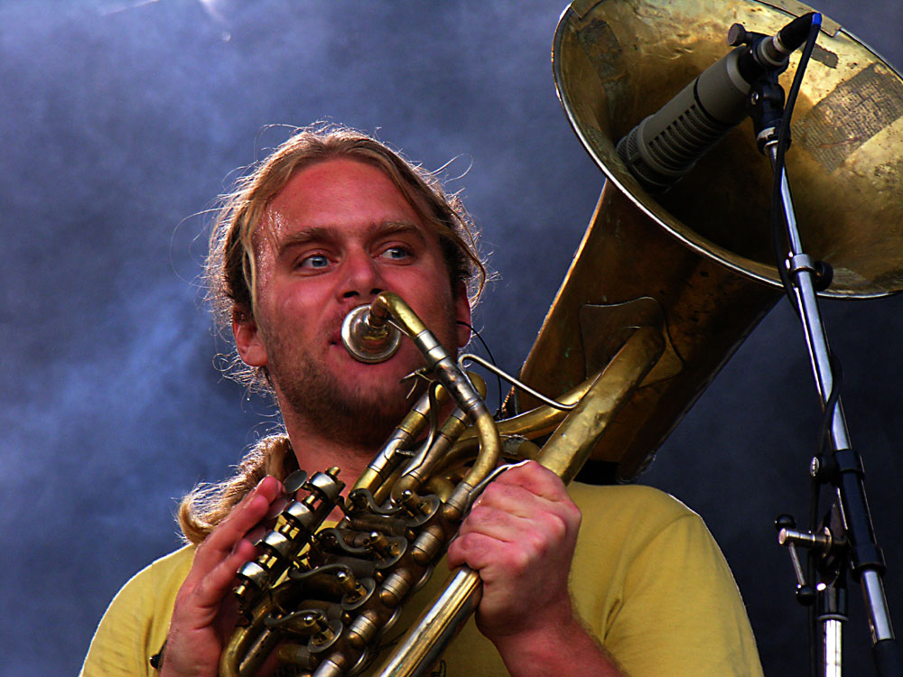 Burgherzberg 2010: Andreas Hofmeir von "La Brass Banda"