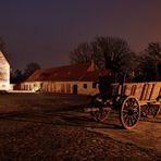 Burghof der Wasserburg Egeln