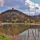 Burghügel  der Burg von Nassau /Lahn