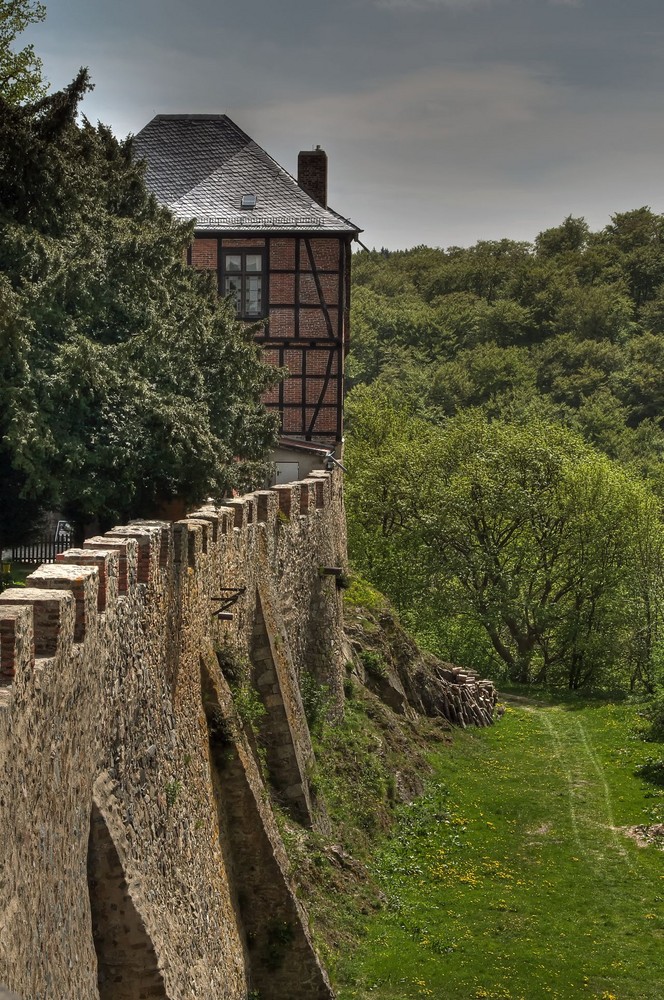 Burgmauer von Falkenstein-Sachsen-Anhalt