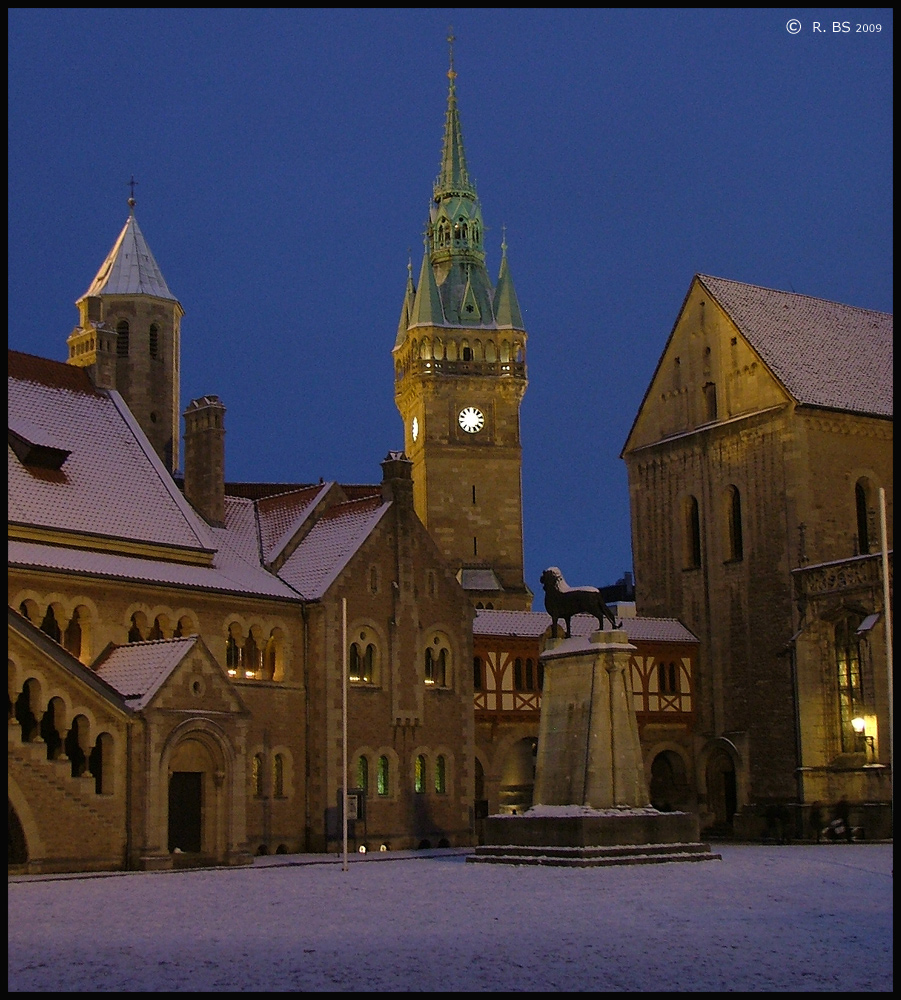 Burgplatz im Winter