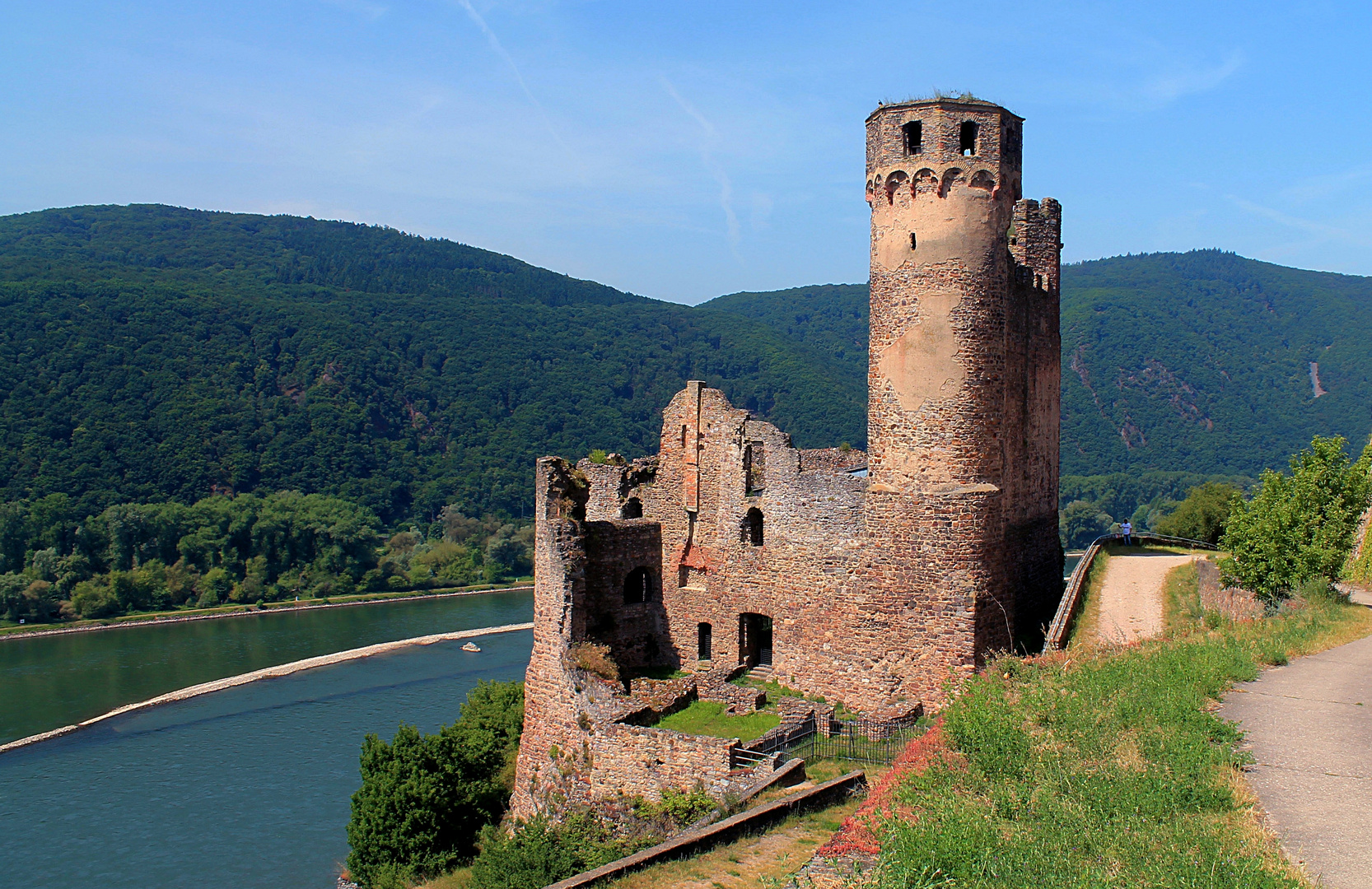 Burgruine Ehrenfels oder Darum ist es am Rhein so schön!