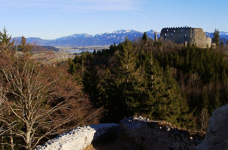 Burgruine Eisenberg bei Nesselwang/Allgäu