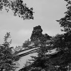 Burgruine Flossenbürg im Winter