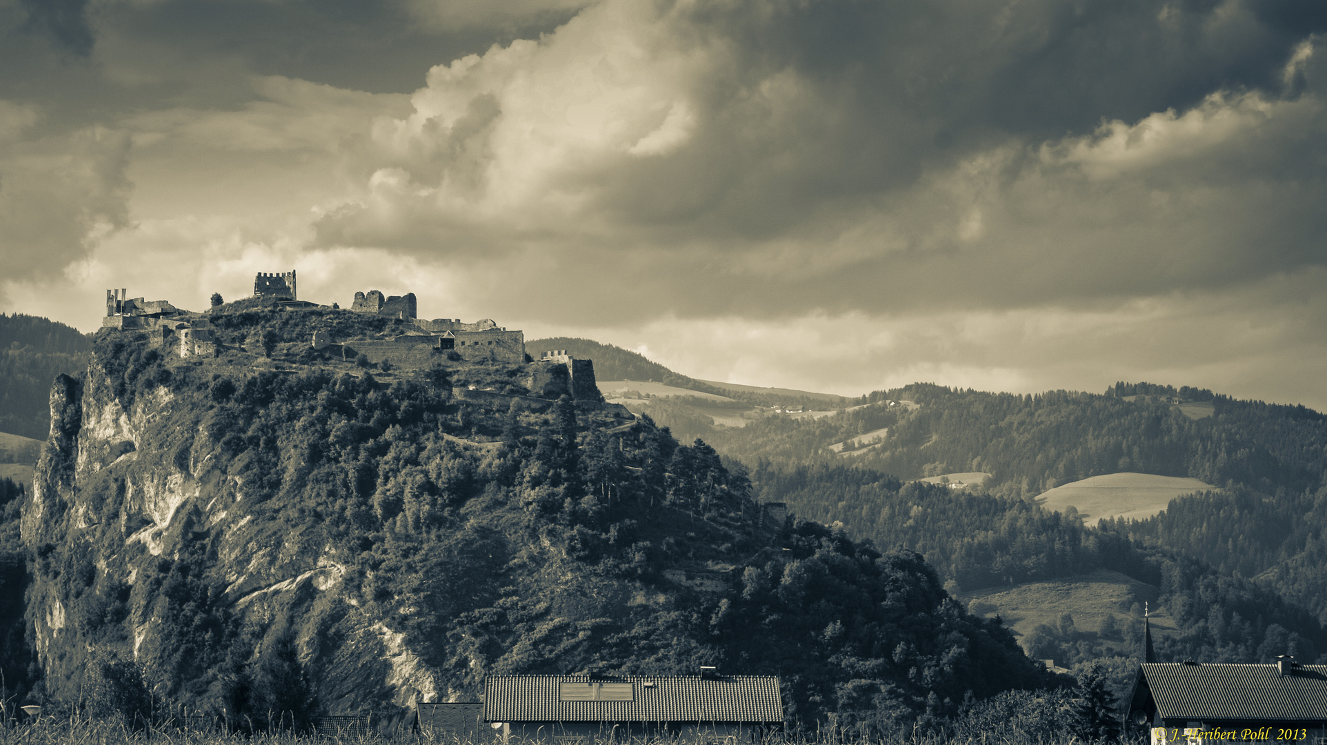 Burgruine Griffen in Kärnten, Österreich