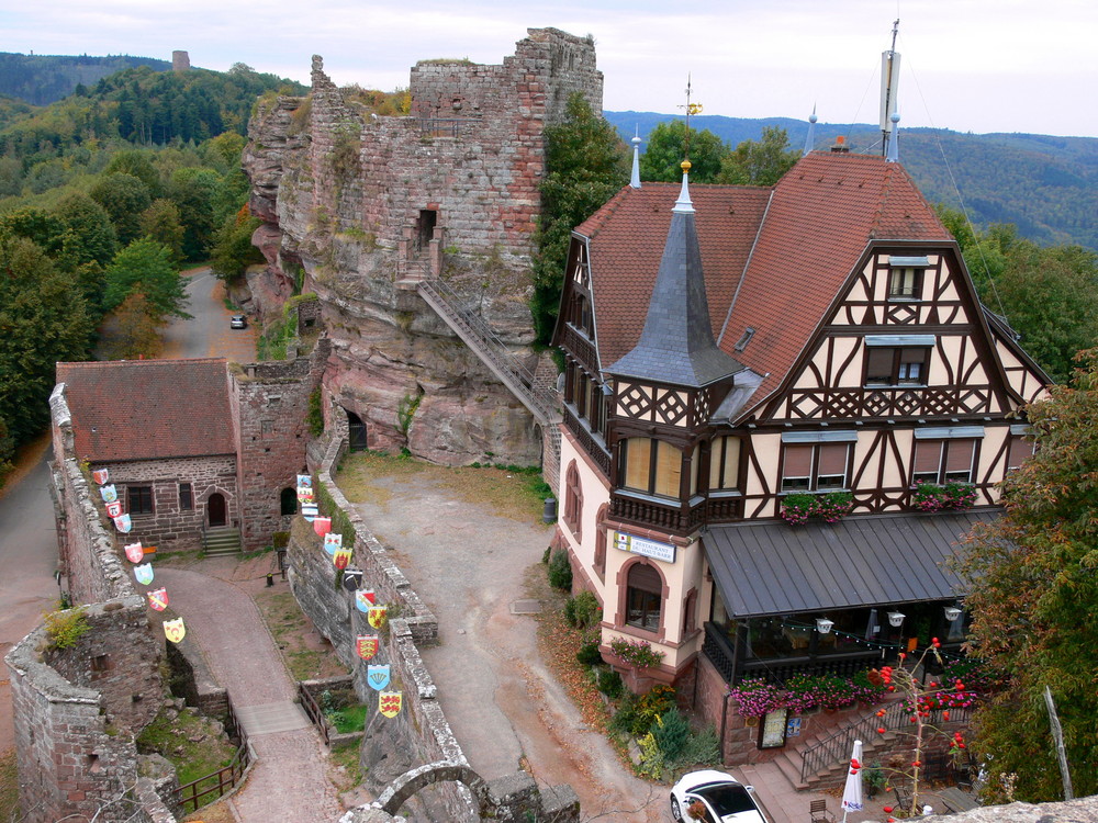 Burgruine Haut Barr im Elsass