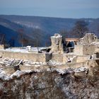 Burgruine Helfenstein im Winter