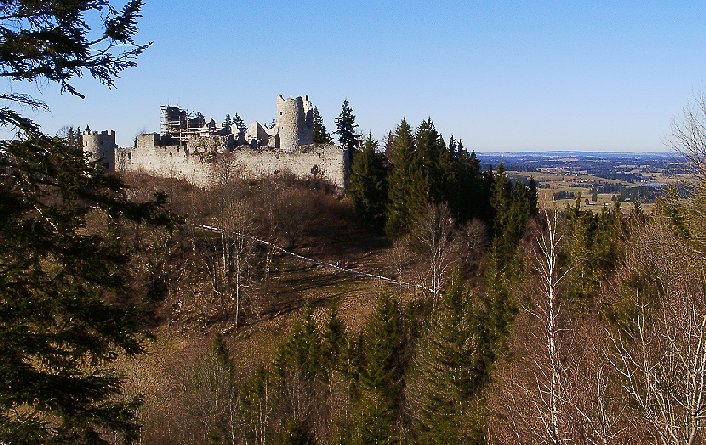 Burgruine Hohen-Freyberg bei Pfronten/Allgäu