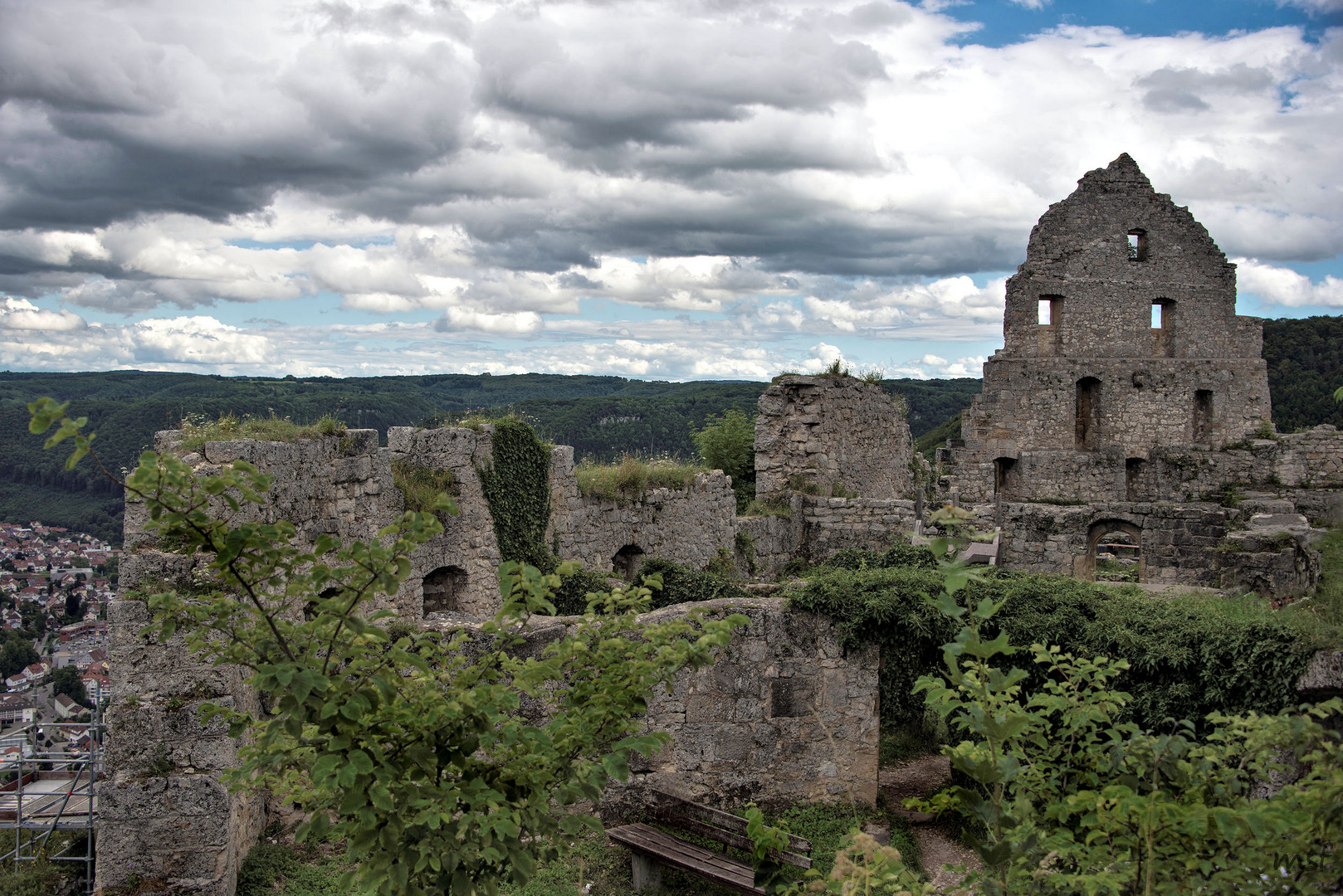 Burgruine Hohenurach, mit ein Ziel unseres Fotoausfluges