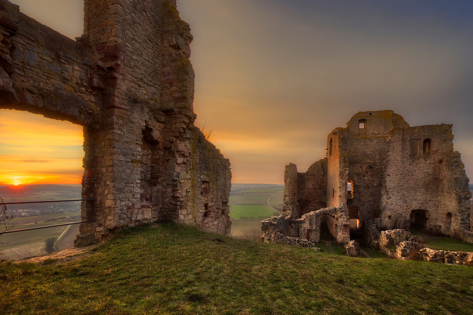 Burgruine Homburg - am letzten Sonntag in 2019 (4) ... 