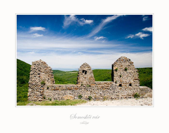 Burgruine in der Süd-Slovakai