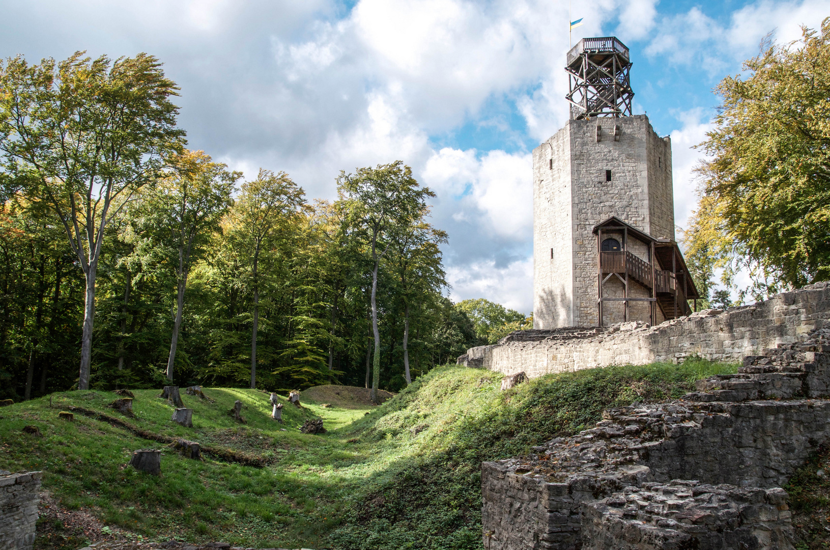 Burgruine in Lichtenberg