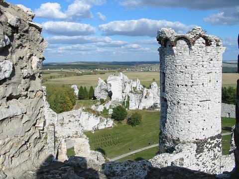 Burgruine in Ogrodzieniec, Polen