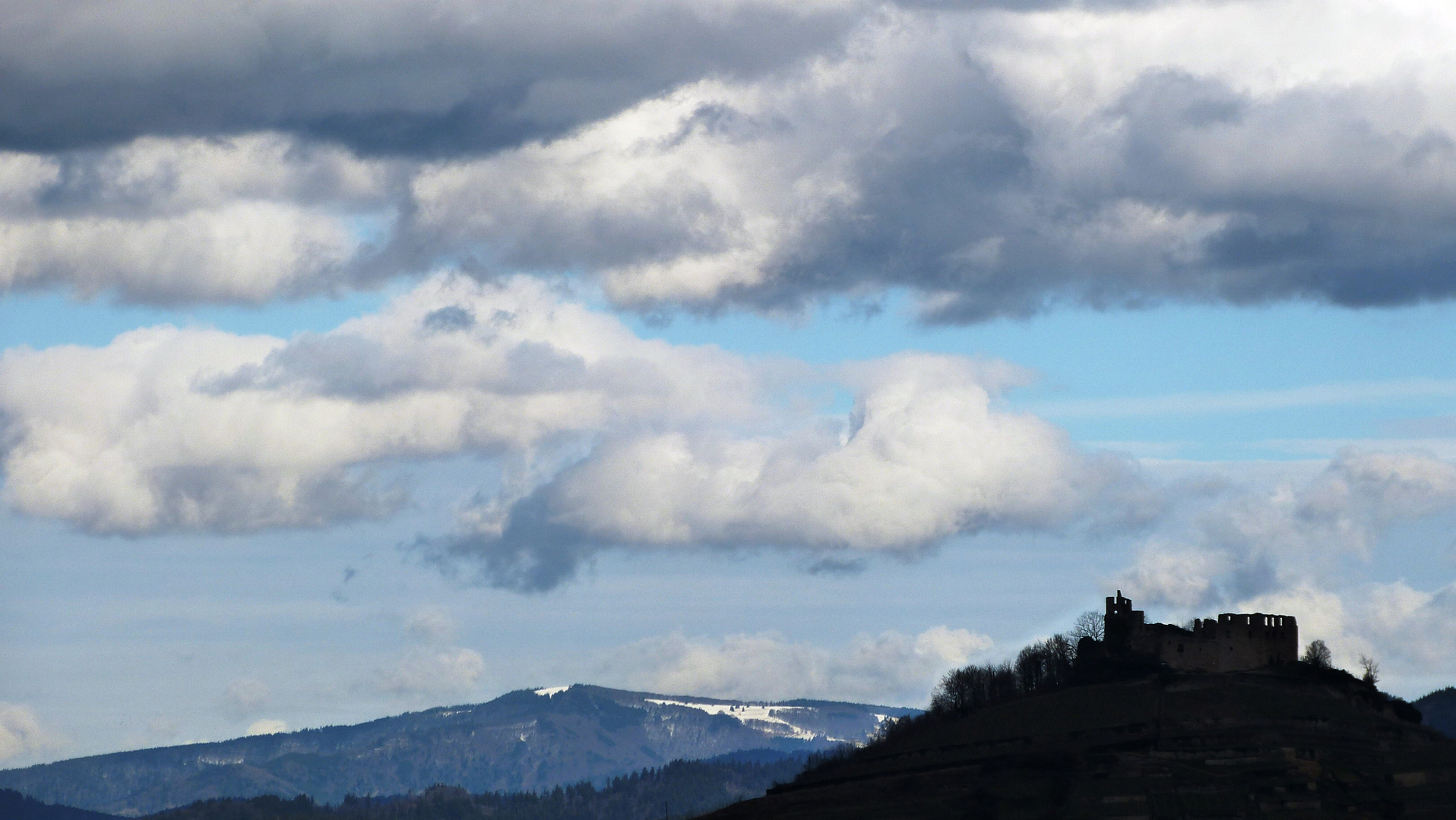 Burgruine in Staufen im Markgräflerland