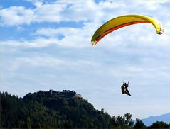 Burgruine Landskron/Kärnten - Paragleiten - die es kennen wissen wie schön es sein kann.....