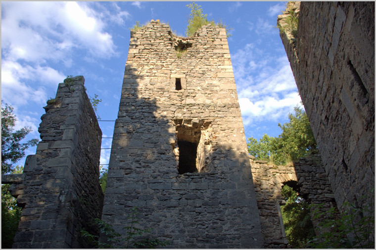 Burgruine Leonrod - der erste Blick