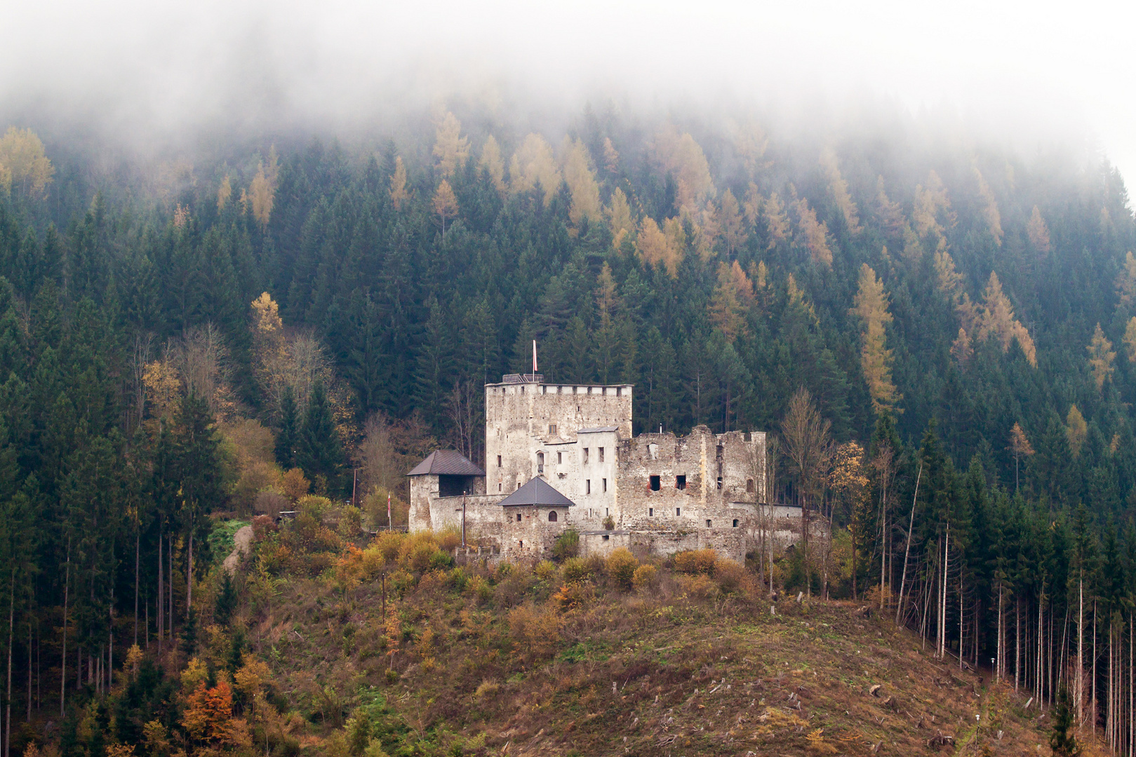 Burgruine Lichtenegg in St.Barbara/Wartberg im Mürztal