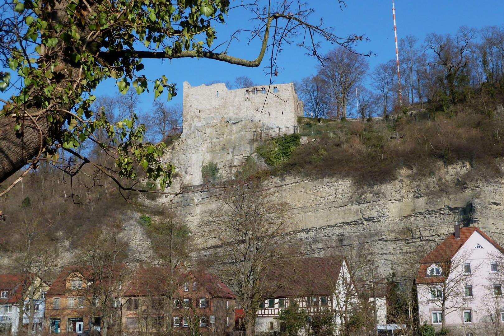 Burgruine Löffelstelz in Mühlacker - 01 (25.03.2012)