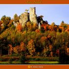 Burgruine Neideck im Herbst/Neideck ruins in autumn