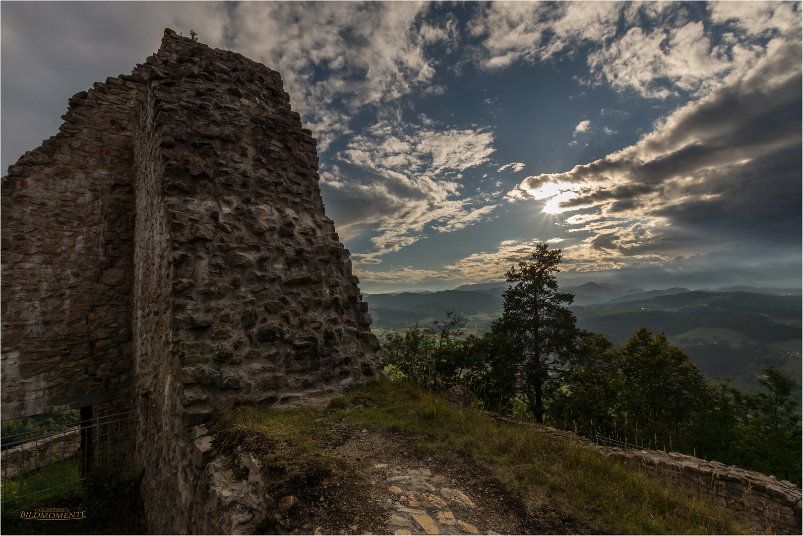 Burgruine Rabenstein im Lavanttal in Österreich