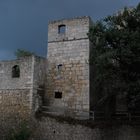 Burgruine Randeck bei aufziehendem Gewitter