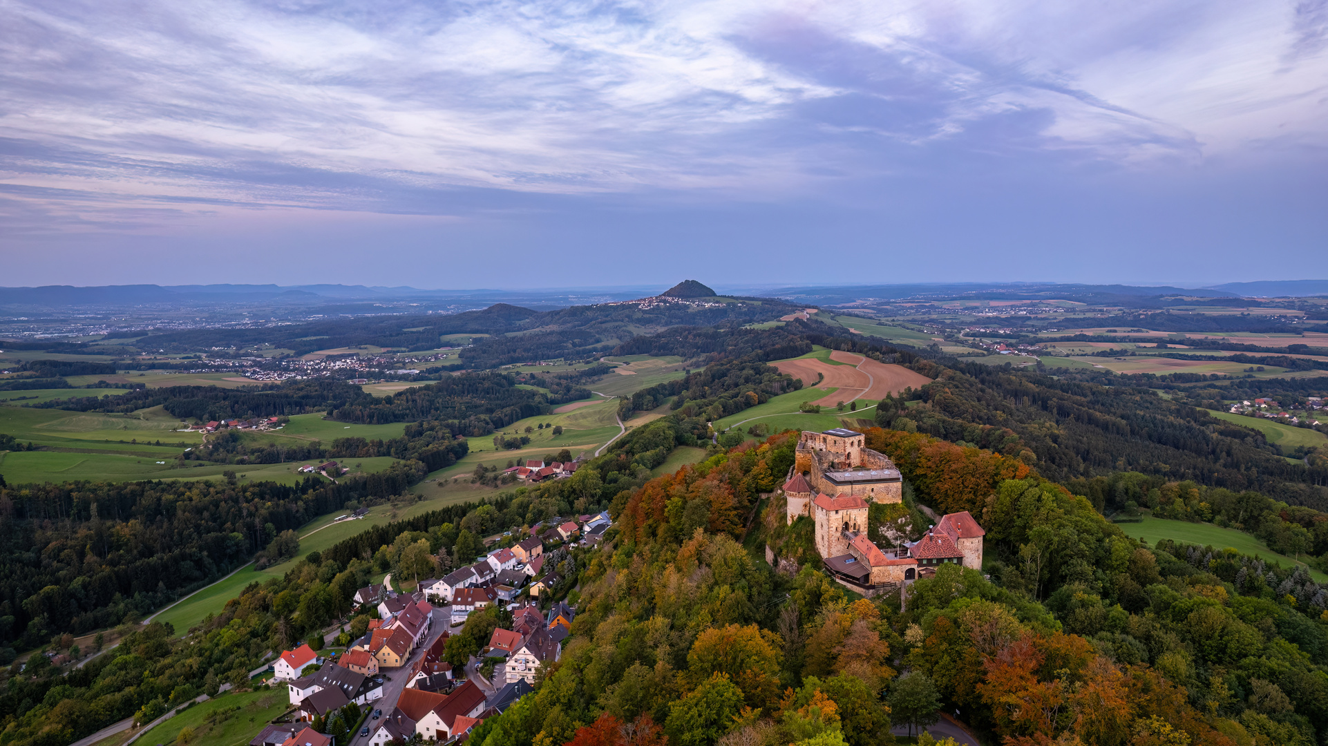 Burgruine Rechberg im Herbst