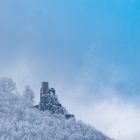 Burgruine Reußenstein im Winter