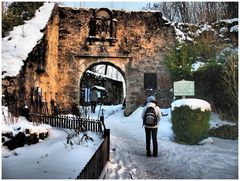 Burgruine Streitberg - Am Portal