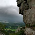 Burgruine und Donnerwetter (Flossenburg)