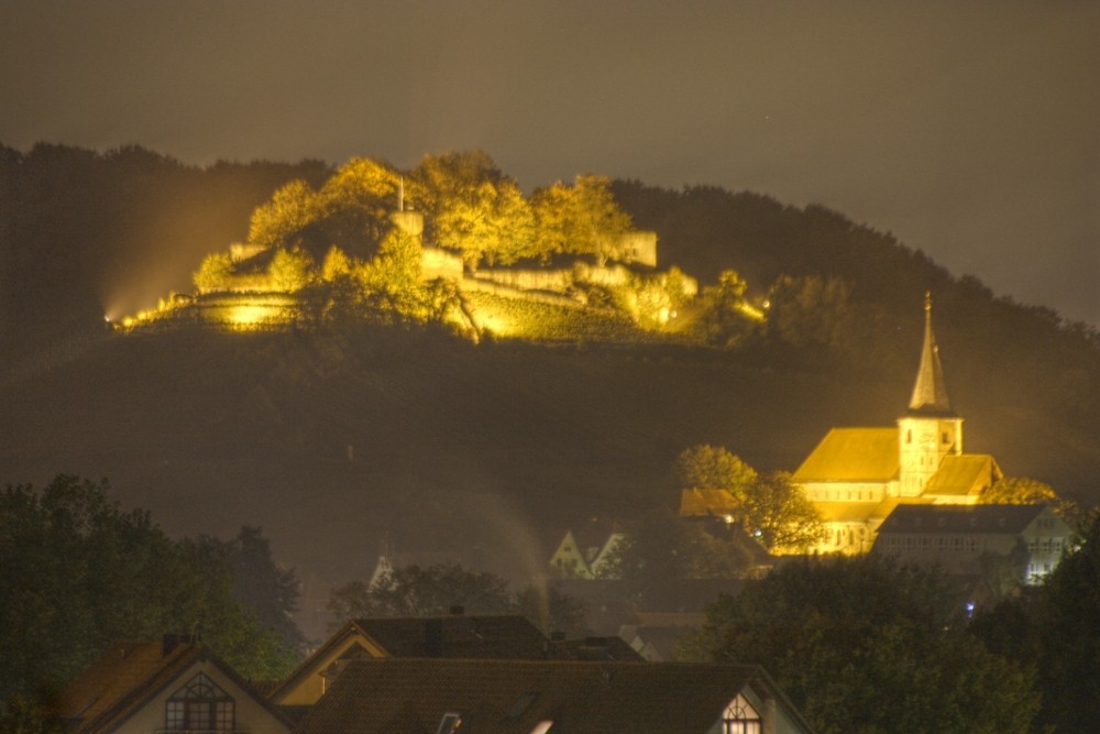 Burgruine Weibertreu als HDR