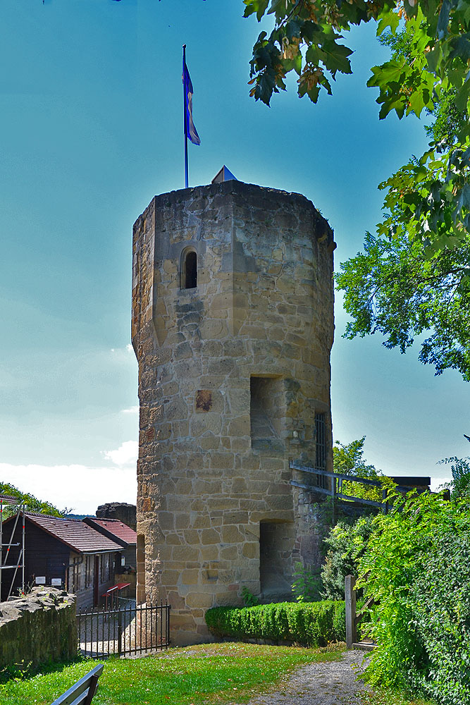 Burgruine Weibertreu bei Weinsberg - Südöstlicher Turm