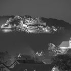 Burgruine Weibertreu HDR-Monochrom