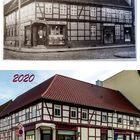 Burg/SA - Brüderstr./Mittelstr, - Ansicht 1920 und 100 Jahre später