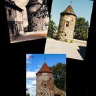 Burg/SA - Hexenturm - Ansicht 1920, 1990 und 2020