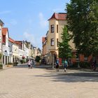 Burg/SA - Magdalenenplatz mit "Persiluhr"