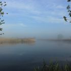 Burgsee in Frühnebelstimmung