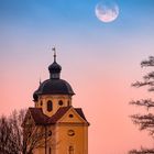 Burgstall Kapelle mit Mond