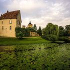 Burgsteinfurt, Schloss und Vorburg am Morgen