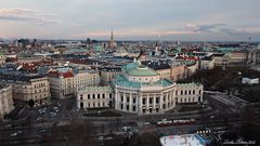 Burgtheater - über den Dächern von Wien